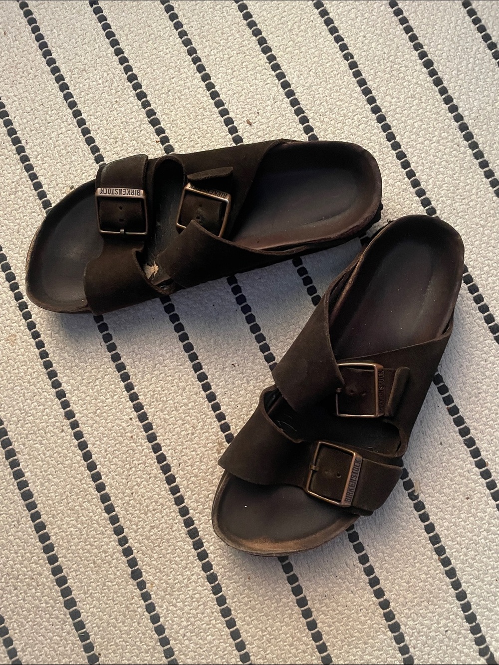 Birkenstock Black Double Strap Sandals